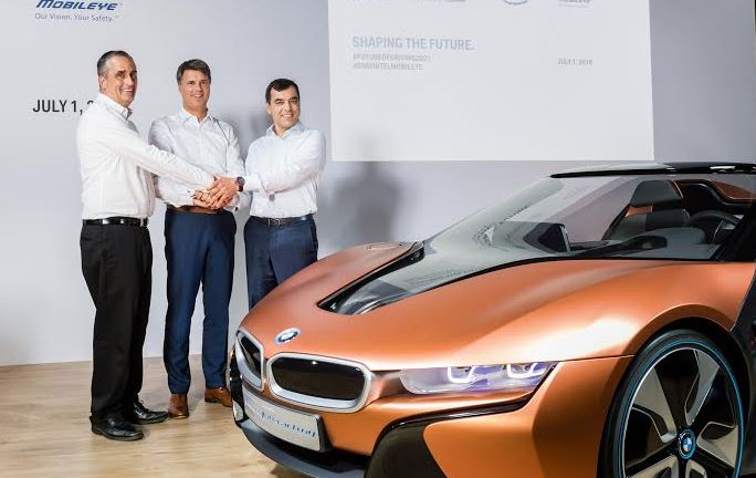 تعاون بين مجموعة BMW وإنتل و Mobileyeلطرح السيارات ذاتية القيادة بحلول العام 2021