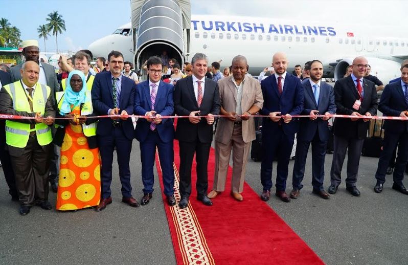 الخطوط الجوية التركية تطلق رحلاتها المباشرة إلى زنجبار في تنزانيا