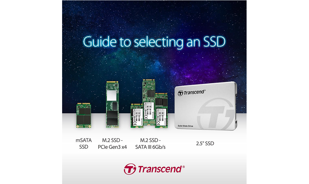 ترانسيند تستعرض كيفية اختيار أقراص التخزين (SSD) المناسبة