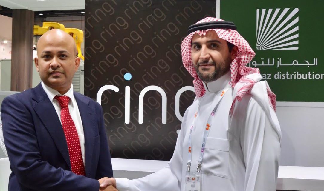 رينغ تعقد شراكة مع الجماز لتوزيع منتجاتها للأمن المنزلي الذكي في المملكة العربية السعودية