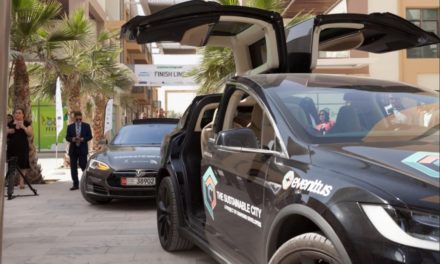 مدينة دبي المستدامة تستضيف حفل ختام رحلة السيارات الكهربائية لشرق الأوسط 2018