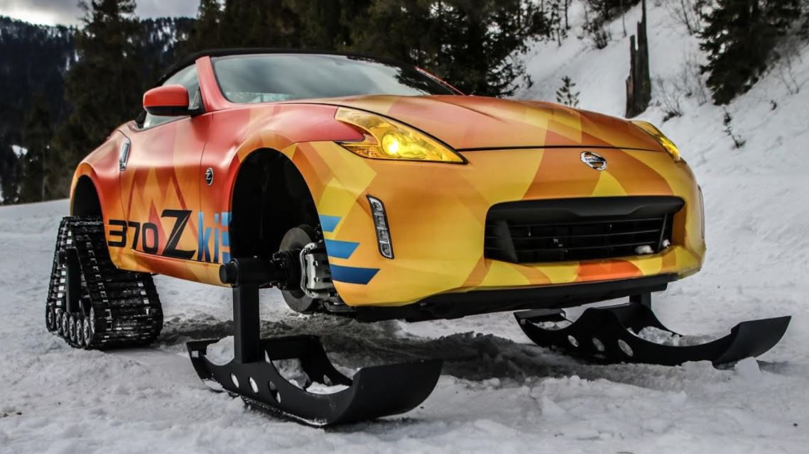 سيارة “نيسان 370Zki” تضفي بعداً جديداً للرياضات الشتوية في معرض