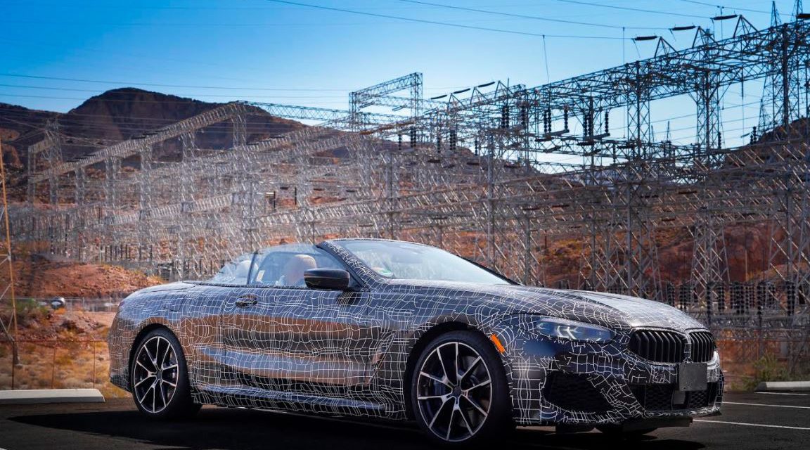 الطراز الأولي من سيارة BMW الفئة الثامنة المكشوفة يخضع للاختبار في “وادي الموت”