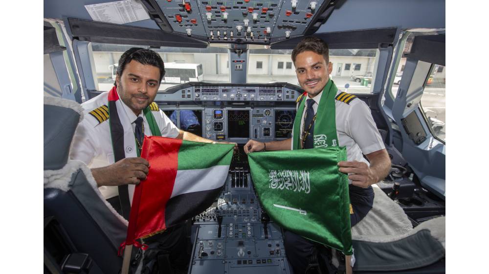 حضور قوي للاتحاد للطيران في المعرض السعودي الدولي للطيران