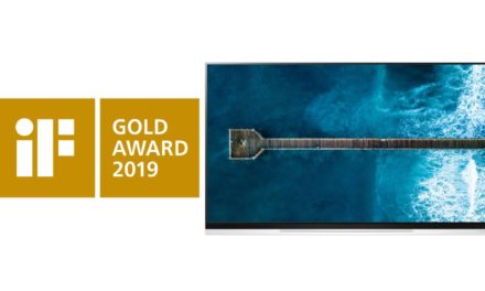 تلفزيون OLEDLGيفوزبالجائزة الذهبية لامتياز التصميم خلال حفل توزيع جوائزiFللتصميم 2019