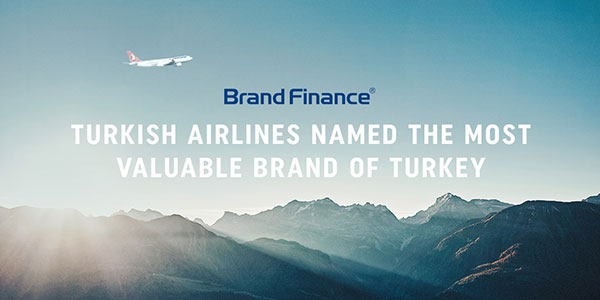 الخطوط الجوية التركية “العلامة التجارية الأكثر قيمة” في تركيا بين كل القطاعات من جديد