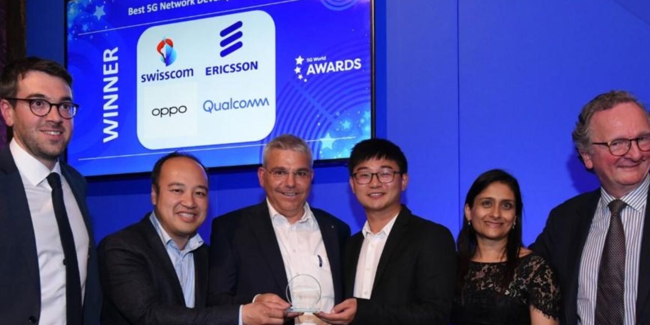 إريكسون تفوز بجائزة الريادة في مجال تقنية الجيل الخامس على المستوى الأوروبي في قمة تقنية الجيل الخامس العالمية