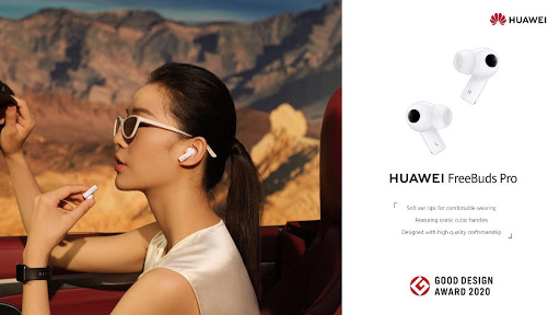 سماعات HUAWEI FreeBuds Pro وسلسلة هواتف P40 وتلفزيون Vision X65 ونظارات الواقع الافتراضي VR Glass من هواوي تفوز بـ Good Design Awards 2020