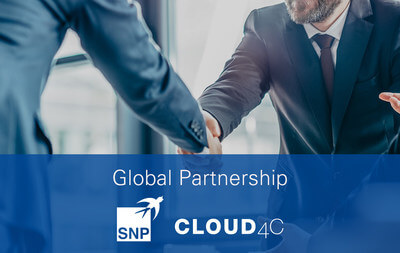 ‫اتفاقية الشراكة العالمية بين شركة Cloud4C ومجموعة SNP Ink