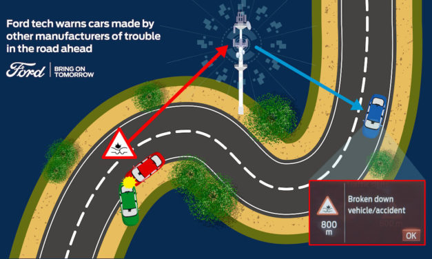 فورد تشارك بيانات السيارات المتصلة بالإنترنت مع شركات السيارات لتعزيز سلامة سائقي مختلف المركبات على الطرقات