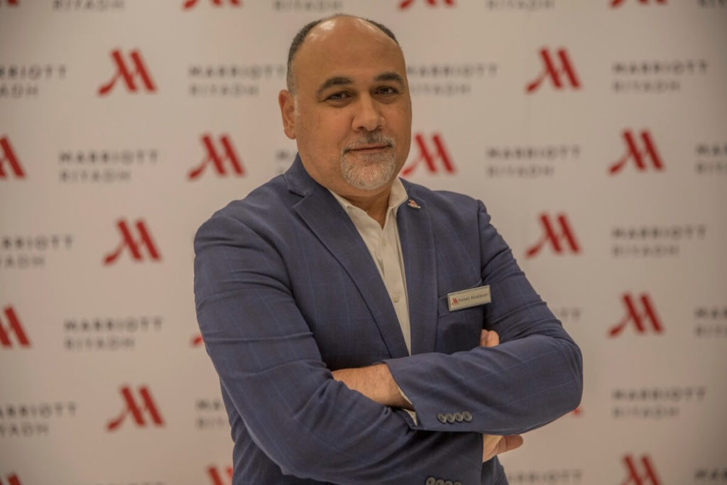 Ayman Abu Dayah, Director of Sales and Marketing at Riyadh Marriott Hotel-أيمن أبو دية، مدير المبيعات والتسويق -- ---- ماريوت ا -----