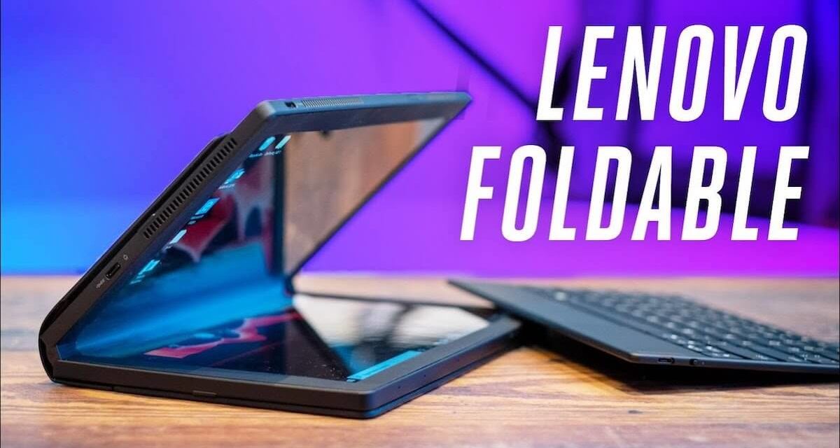 استمتعوا بتجربة عمل ومشاهدة سلسة ومريحة مع حاسوب Lenovo ThinkPad X1 Fold، أول حاسوب قابل للطي في العالم