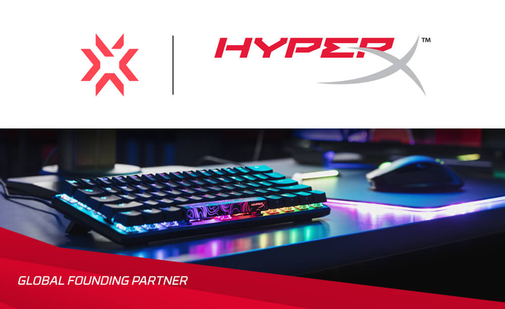 HyperX تصبح الشريك المؤسس العالمي لـ Valorant Champions Tour التابعة لشركة Riot Games