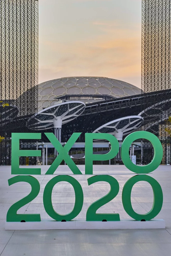 Expo 2020 - Portal Sustainability Pavilion and Al Wasl Plaza