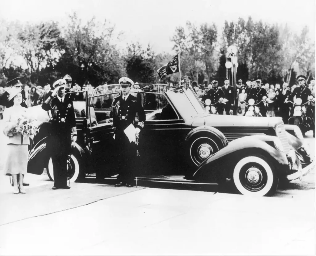 Rare 1939 K Convertible and the King and Queen of England's visit Lincoln