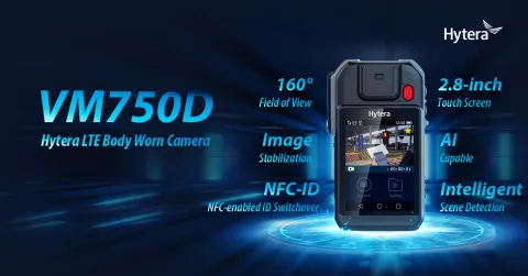 هيتيرا تُعلن عن إطلاق كاميرا في إم 750 دي القابلة للإرتداء لتوفير اتصالات آمنة وذكيّة وشفافة