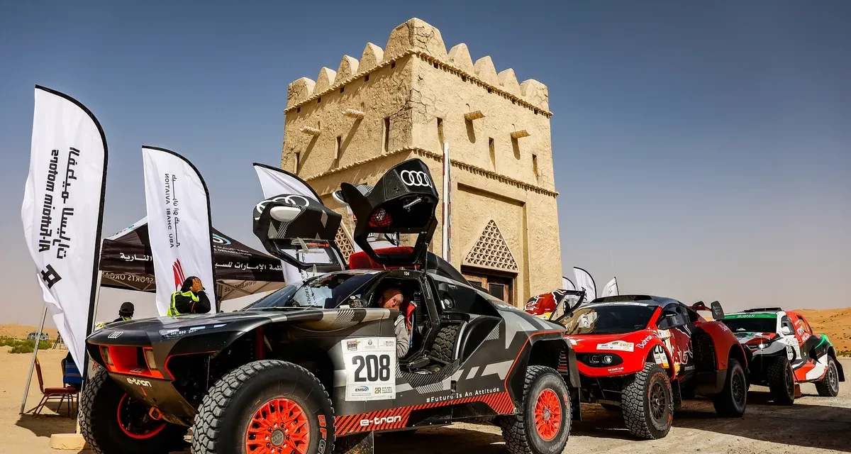 أول لقب في الصحراء: سيارة RS Q e-tron تفوز في رالي أبوظبي الصحراوي