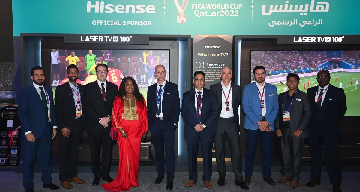 هايسنس تطلق التلفزيون الجديد Laser TV L9G أثناء القرعة النهائية لكأس العالم FIFA قطر ٢٠٢٢™؛ نبذة عن تجربة مشاهدة مباريات كرة القدم للبطولة من البيت