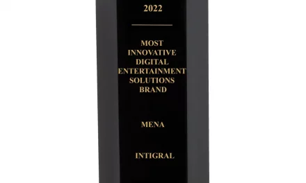 إنتغرال تفوز بجائزة العلامة التجارية الأكثر ابتكاراً في مجال الترفيه الرقمي من غلوبال براندز