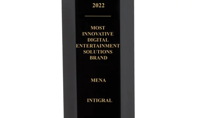 إنتغرال تفوز بجائزة العلامة التجارية الأكثر ابتكاراً في مجال الترفيه الرقمي من غلوبال براندز