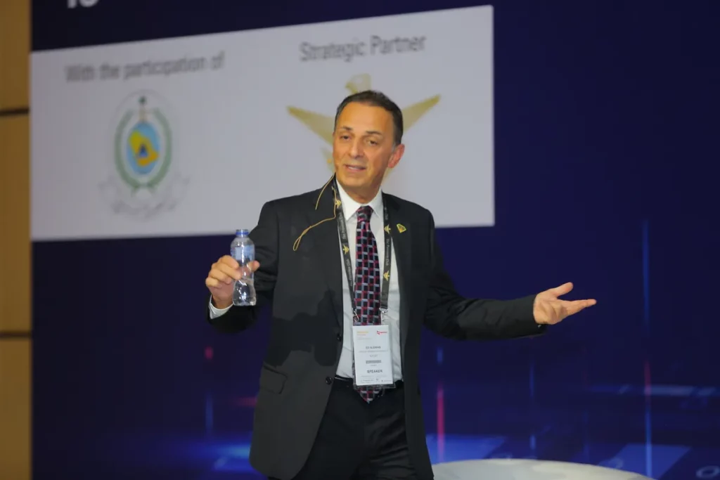 Ed Sleiman, CISO at King Abdullah University of Science and Technology, delivered a keynote speech detailing the evolving responsibilities of a CISO_ssict_1200_800