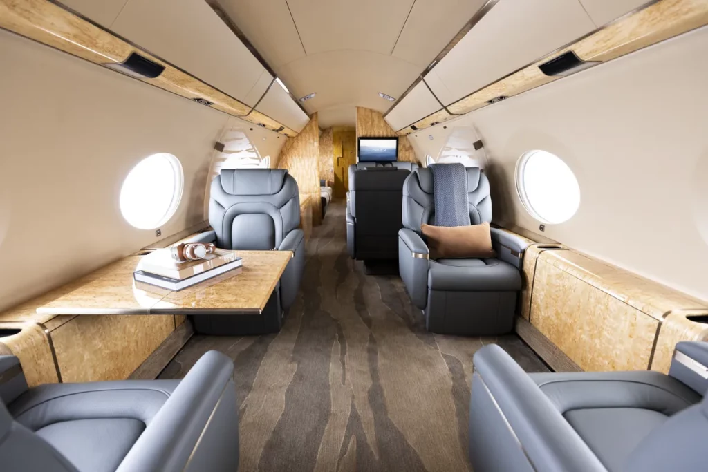 Flexjet G650_Europe_Capri LXi interior_cabin view_ssict_1200_800