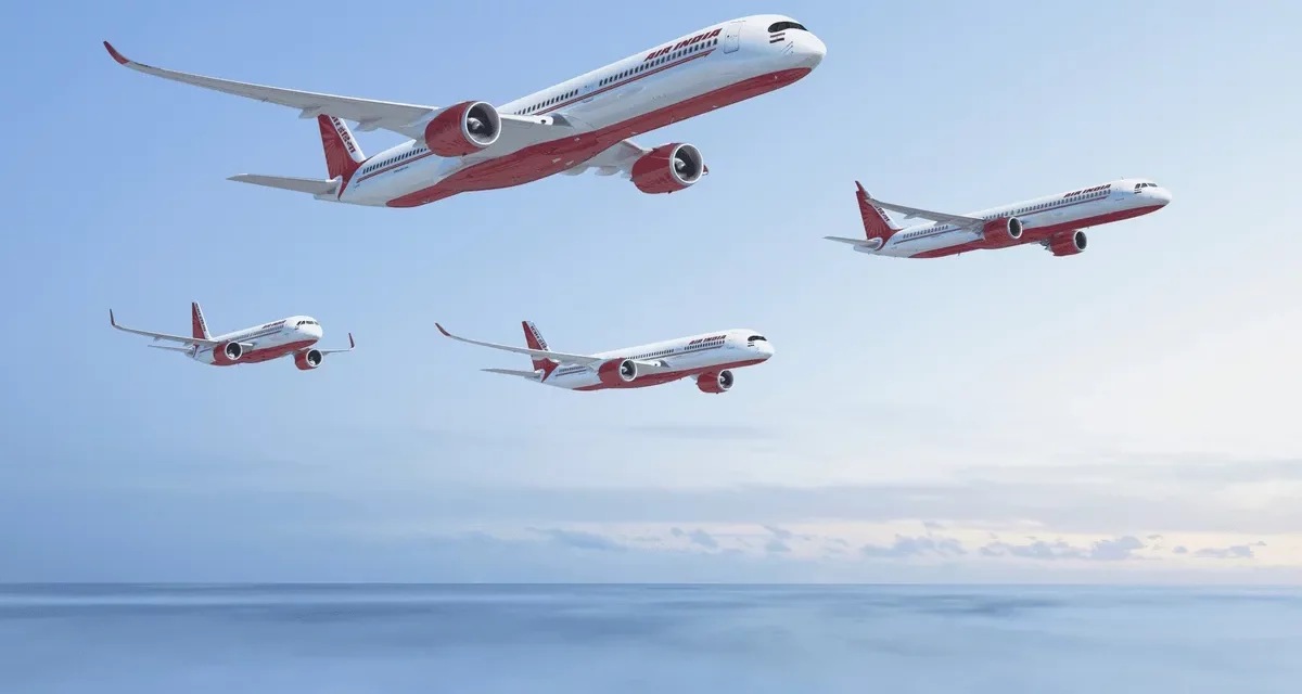 “إير إنديا” تؤكد طلبية شراء 250 طائرة من إيرباص مع باقة جديدة من خدماتها