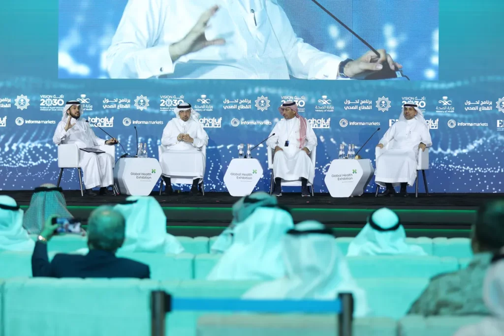 حوارات الوزراء السعوديين في افتتاح ملتقى الصحة العالمي بالرياض2_ssict_1200_800