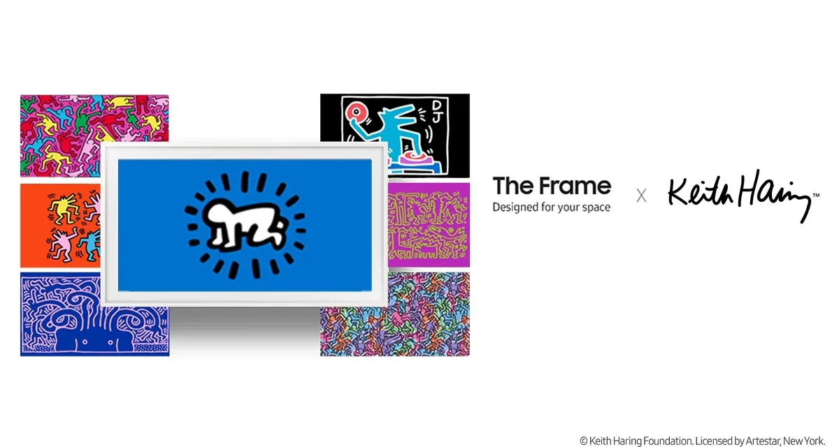 سامسونج تُتيح عرض مجموعة الفنان الأسطوري كيث هارينغ في تلفزيون The Frame