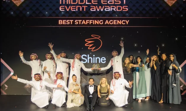 شركة شاين لتنظيم الفعاليات تتصدر في مجالها: أول وكالة وطنية تحصل على جائزة أفضل وكالة توظيف في جوائز الفعاليات بالشرق الأوسط لعام 2024